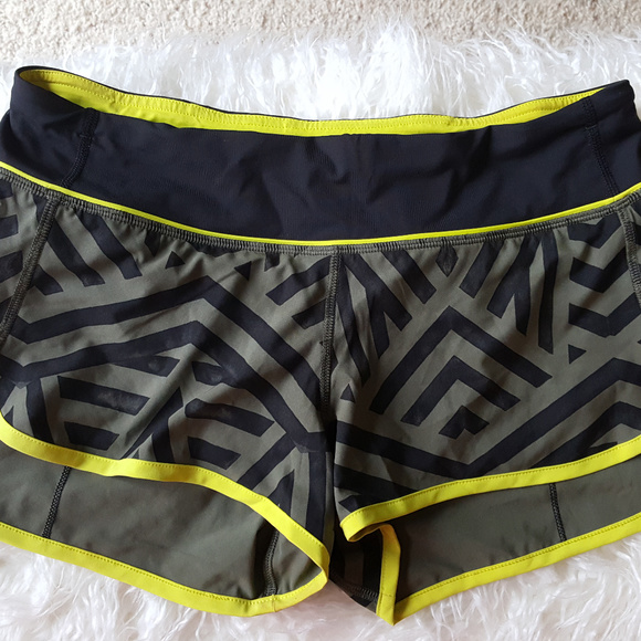 RARE! Lululemon Chevron Shuffle Speed Shorts - Picture 2 of 5